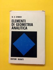 Elementi geometria analitica usato  Italia