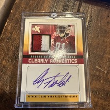 JOGO USADO 2004 Fleer E-X Jersey Anquan Boldin Patch Auto #d 55/81 Jersey Number comprar usado  Enviando para Brazil