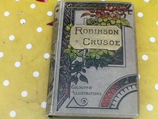 ROBINSON CRUSOE - DANIEL DEFOE OLD 1900s BOOK comprar usado  Enviando para Brazil