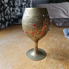 Vintage brass chalice for sale  WELLINGBOROUGH