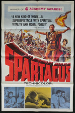 1961 spartacus 27x41 for sale  Apollo Beach