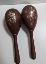Brown flamenco maracas for sale  BOSTON