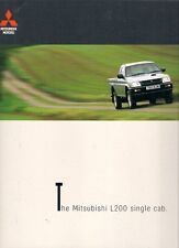 Mitsubishi l200 single for sale  UK