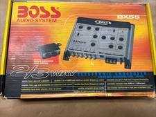 sistema de áudio boss BX55 2 vias/3 vias crossover eletrônico + controle remoto de graves  comprar usado sistema de áudio boss BX55 2 vias/3 vias crossover eletrônico + controle remoto de graves  comprar usado  Enviando para Brazil