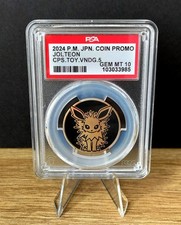 Pokemon Coin Promo Capsule Toy Vending Machines Jolteon PSA 10, usado comprar usado  Enviando para Brazil