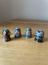 Cloisonné metal thimbles for sale  CROOK