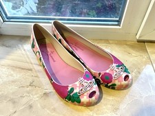 Sapatos de balé Vivienne Westwood x Melissa Anglomania glitter rosa geléia -CP comprar usado  Enviando para Brazil