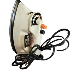 Ferro seco vintage anos 80 General Electric Light n' Easy spray vapor F392WH, usado comprar usado  Enviando para Brazil