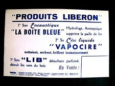 Ancien buvard liberon d'occasion  Metz-