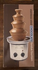 Máquina de fonte elétrica de fondue de chocolate Nostalgia, 32 onças, conjunto de 4 camadas comprar usado  Enviando para Brazil