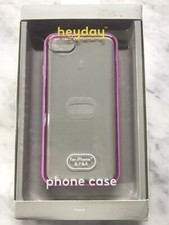 Capa de silicone Heyday para Apple iPhone transparente com acabamento rosa 6 7 8 comprar usado  Enviando para Brazil