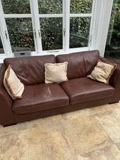 Used leather sofas for sale  TARPORLEY