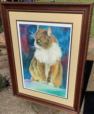 Colorful cat print for sale  Raleigh