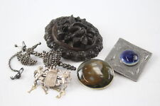 Antique jewellery vulcanite for sale  LEEDS