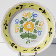 Assiette moderne faience d'occasion  Elliant