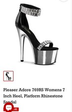 Pleaser platform rhinestoned for sale  LONDON