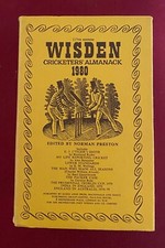 1980 wisden hardback for sale  HIGH PEAK
