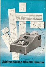Pubblicita 1940 olivetti usato  Biella
