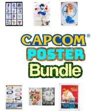 !!! Lote de pôsteres Capcom Street Fighter Darkstalkers Marvel Monster Hunter Sony PSP, usado comprar usado  Enviando para Brazil