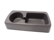 92-96 Ford F150 banco central dianteiro assento piso console porta-copo cinza opala fabricante de equipamento original comprar usado  Enviando para Brazil