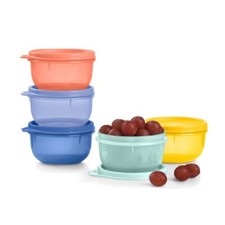 Eco + ideal Lit 'l Tigelas Tupperware Conjunto De 5 Xícaras Parte De Lanche Novo em folha comprar usado  Enviando para Brazil