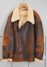 Men sheepskin aviator for sale  BRIGHTON