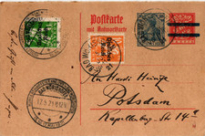 Papelaria postal Alemanha 1921 de Bad Wurishofen (1882) comprar usado  Enviando para Brazil