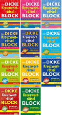 Dicke kreuzworträtselblock zu gebraucht kaufen  Bayreuth