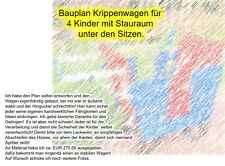 Bauplan krippenwagen geld gebraucht kaufen  Pinneberg