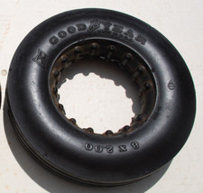 Pneu de borracha vintage GoodYear pressão zero miniatura 8 x 2,00 M150 raro! Tela comprar usado  Enviando para Brazil