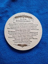 Bierdeckel zum reinheitsgebot gebraucht kaufen  Meßstetten