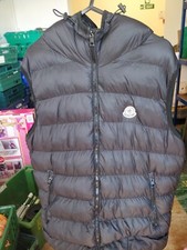 Moncler gilet black for sale  HIGH WYCOMBE