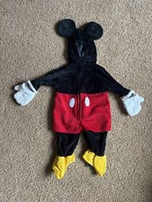 Fantasia infantil de pelúcia Mickey Mouse Disney Store tamanho 12 meses , usado comprar usado  Enviando para Brazil
