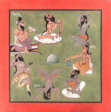 Yoga saptarishi art for sale  San Jose