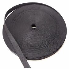 Profesional Persianas Cinta de Lona Negro Banda Cinturón Bobinado 14mm Cable comprar usado  Enviando para Brazil