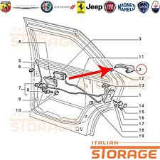 Fiat Type Sport 16V Ie alça portas bilaterais traseiras originais 181353380 comprar usado  Enviando para Brazil