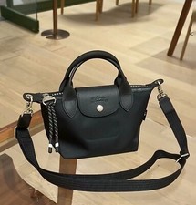 Longchamp black folding for sale  LONDON