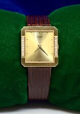 Vintage Piaget Protocole relógio de ouro amarelo 18K com diamantes REF.91550 comprar usado  Enviando para Brazil