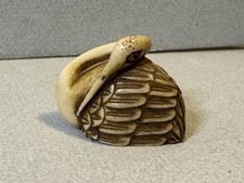 Netsuke crane resin for sale  Waunakee