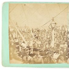 Tenda cristã revival Martha's Vineyard Camp Meeting Stereoview c1874 A2666, usado comprar usado  Enviando para Brazil