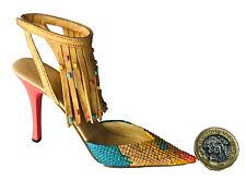 Ornament shoes heels for sale  BLACKPOOL