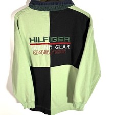 Camisa polo manga longa vintage anos 1990 Tommy Hilfiger equipamento de vela tamanho médio  comprar usado  Enviando para Brazil