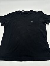 Usado, Camiseta Feminina Emporio Armani Média Preta Logotipo Sólido..#13570 comprar usado  Enviando para Brazil