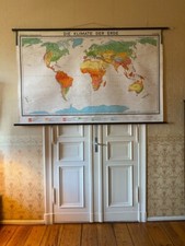 Schulwandkarte rollkarte lehrk gebraucht kaufen  Berlin