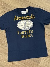 Camiseta Aeropostale Masculina Tamanho XXL Malha Azul 100% Algodão Manga Curta Surf comprar usado  Enviando para Brazil