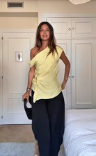 Usado, NOVO ZARA 2025 BAUNILHA CETIM DRAPEADO ASSIMÉTRICO TOP TAMANHO XS M XL 5029/110 RARO comprar usado  Enviando para Brazil