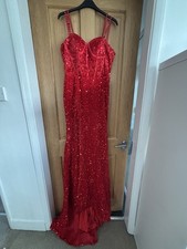 Red sparkly prom for sale  HALESOWEN