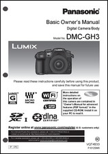 Câmera básica Panasonic Lumix DMC-GH3 manual de instruções comprar usado  Enviando para Brazil