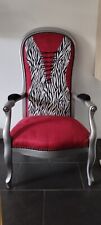 Fauteuil voltaire zèbre d'occasion  Dolus-d'Oléron