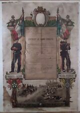 1907 magnifique certificat d'occasion  Le Thor